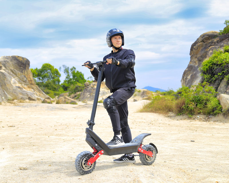 X10-48V/1000W*2 Dual Motor Drive 11 Inch long range Off-Road Electric Kick Scooter