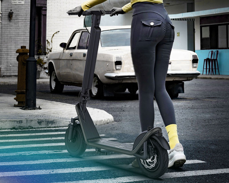 X11-36V 13Ah 450W 10 Inch Big Two Wheel Foldable Long Battery E-Scooter
